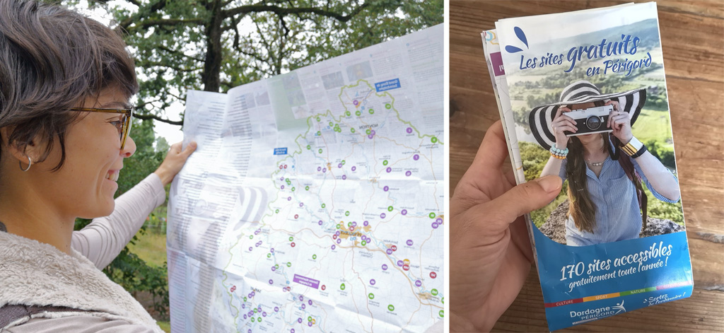 free sites brochure in dordogne perigord