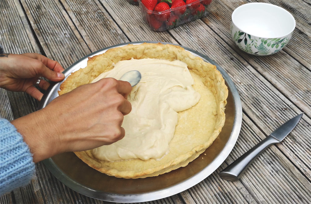 Tarte aux fraises