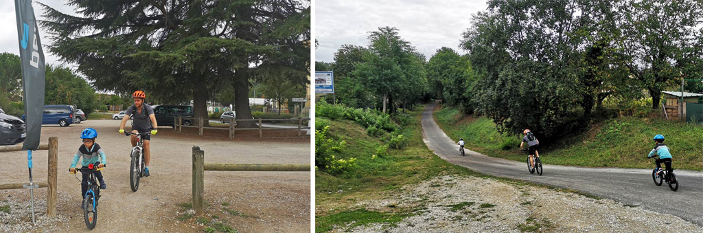 start of the green way of sarlat
