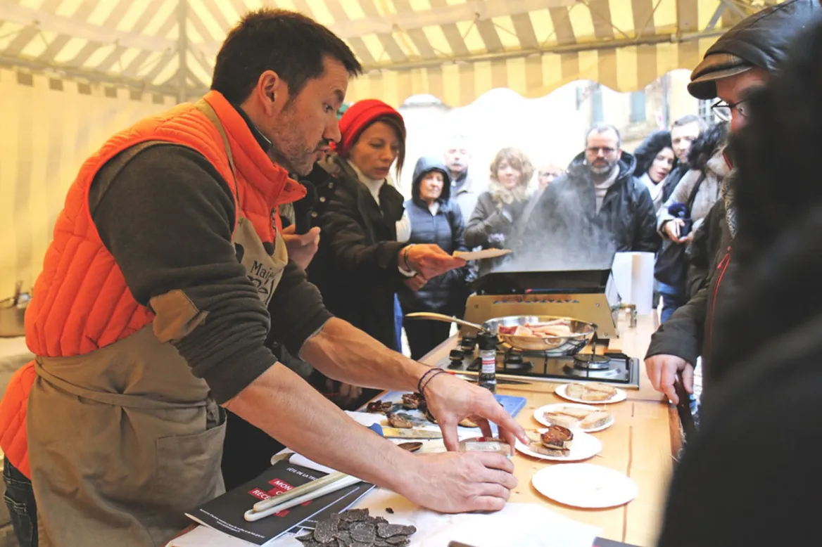 Street food and recipes, at stalls in the old town