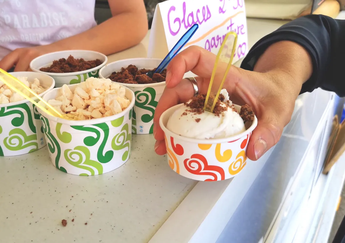 Glaces à déguster