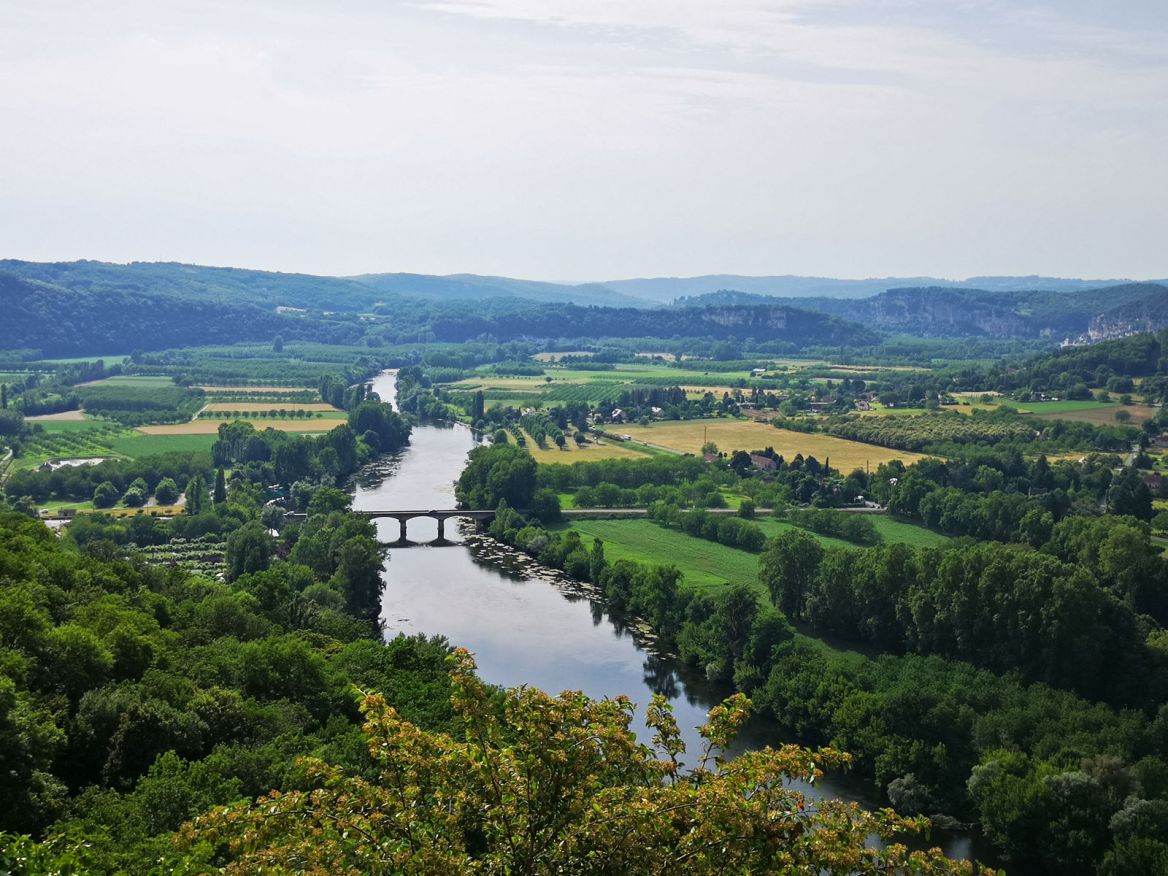 Vue depuis le promontoire de Domme