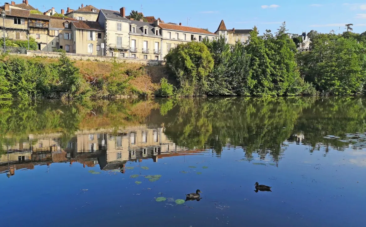 The ducks like to rest in this magnificent panorama