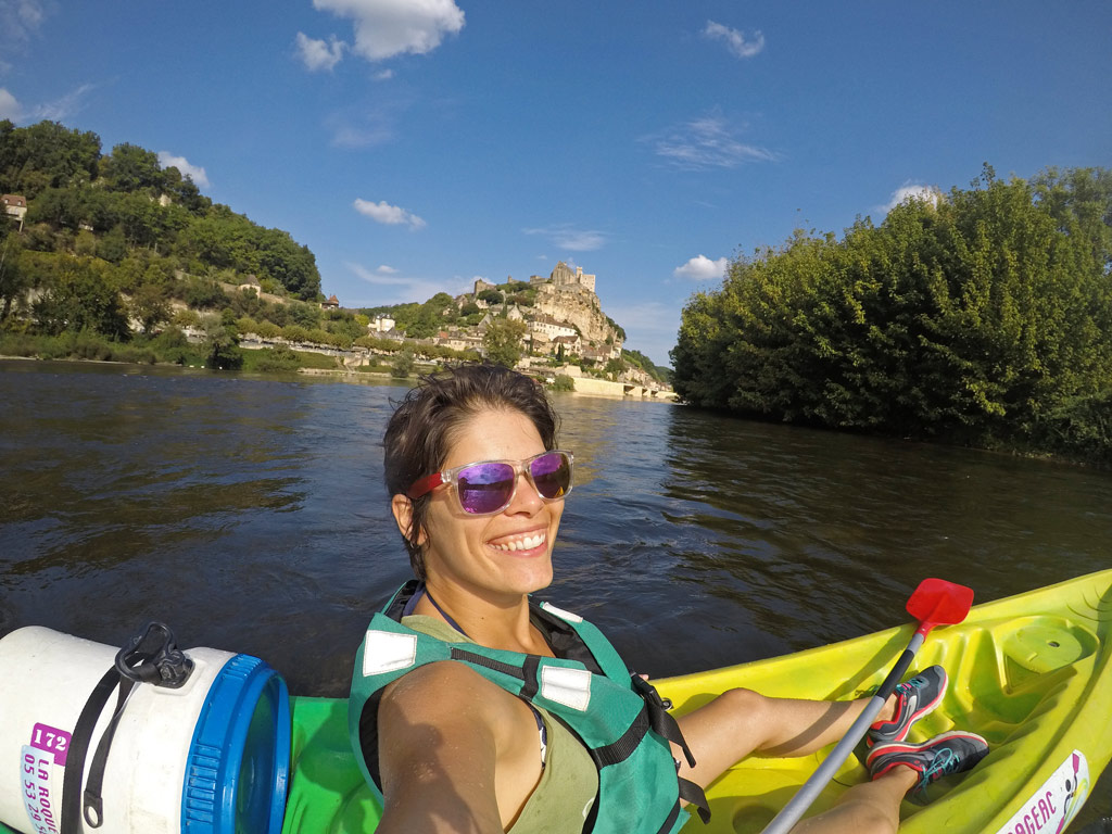 Canoë à Beynac