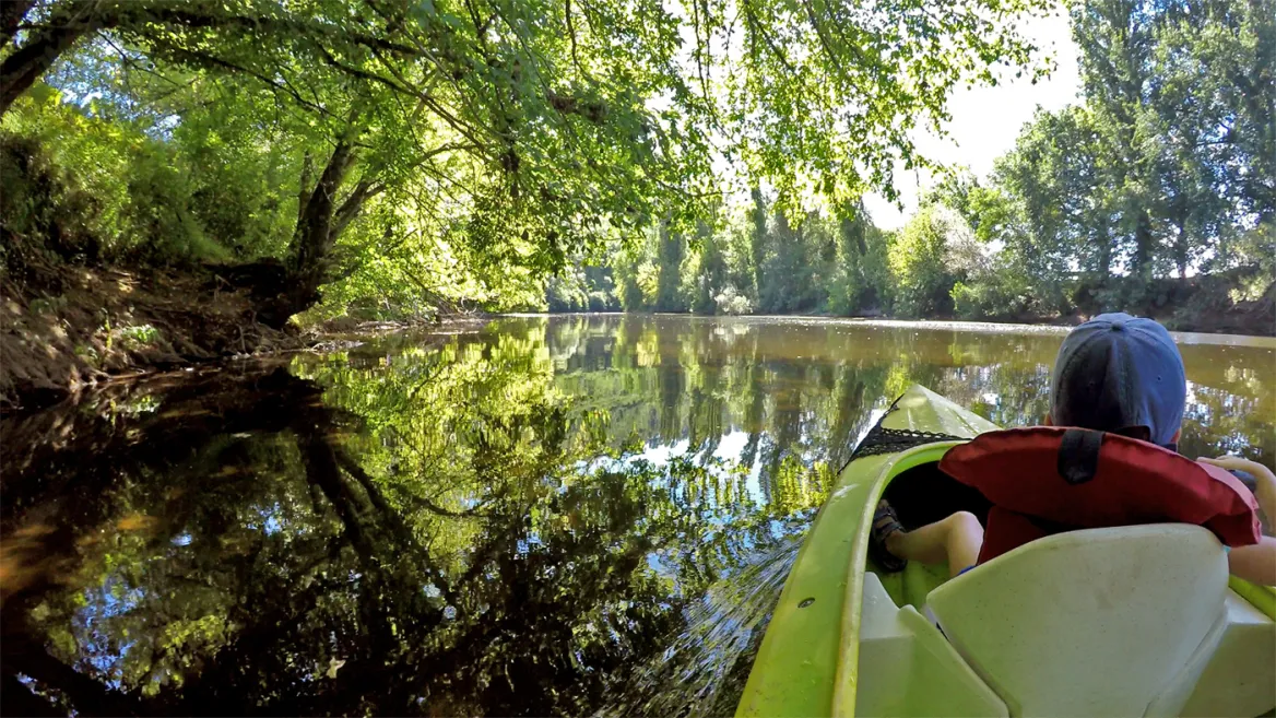 Canoeing on the Vézère
