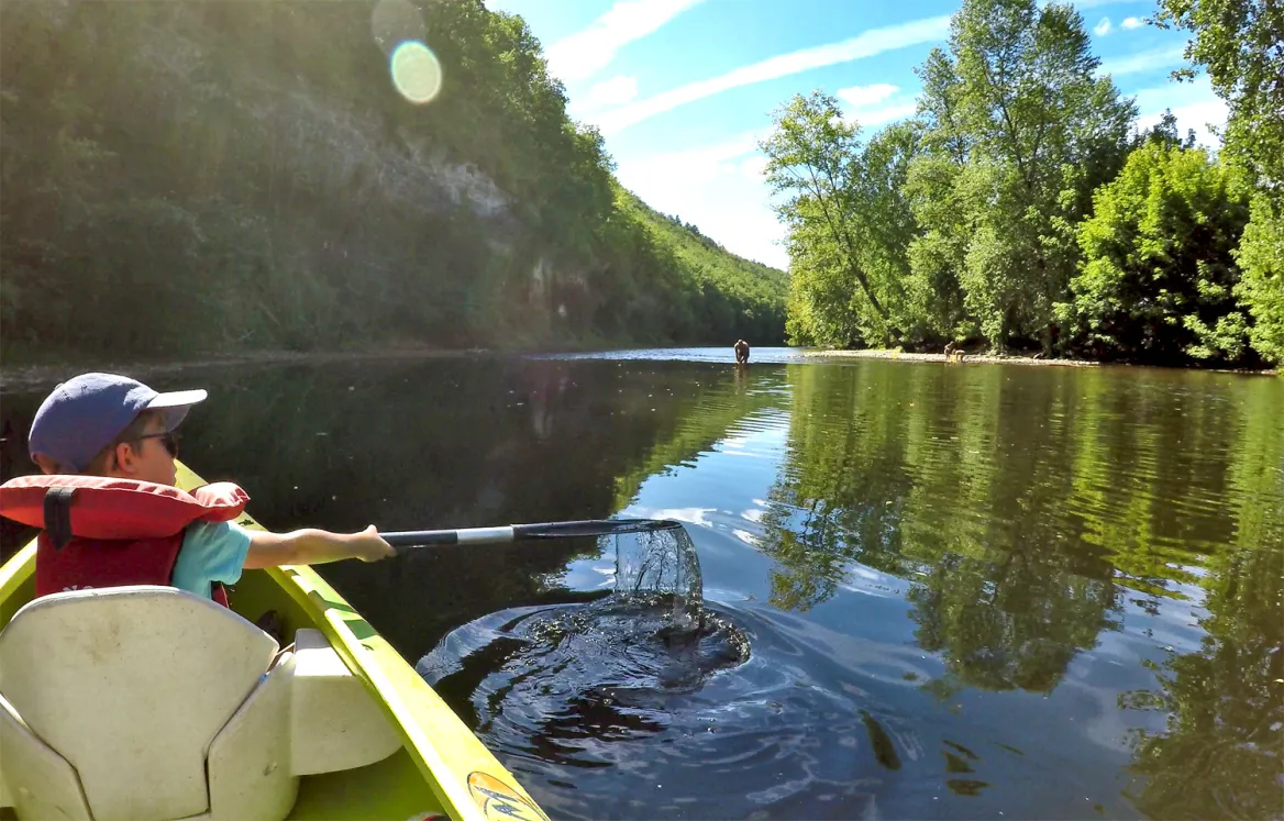 Canoeing on the Vézère