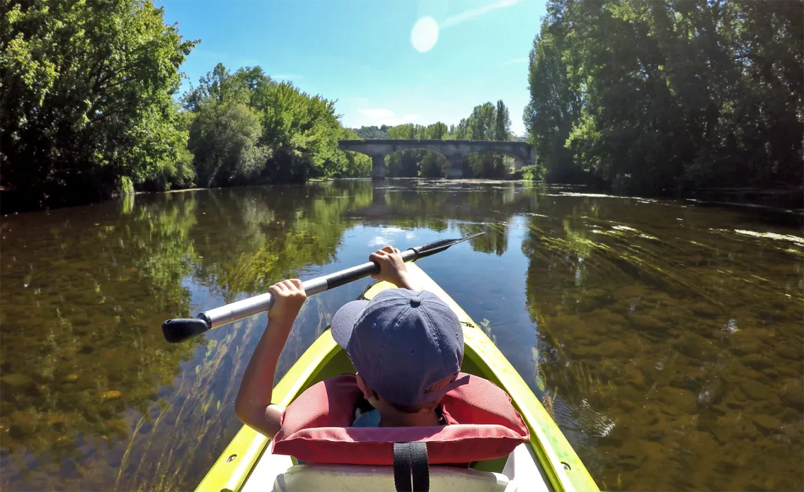 Canoeing on the Vézère