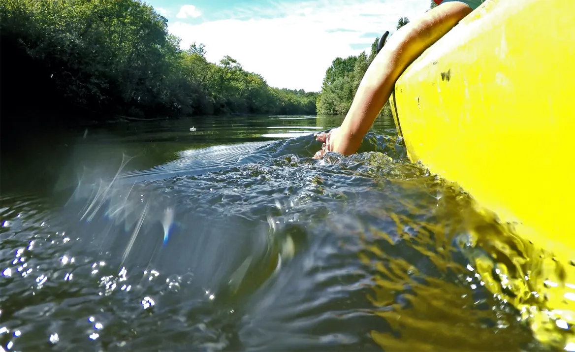 Canoeing on the Vézère