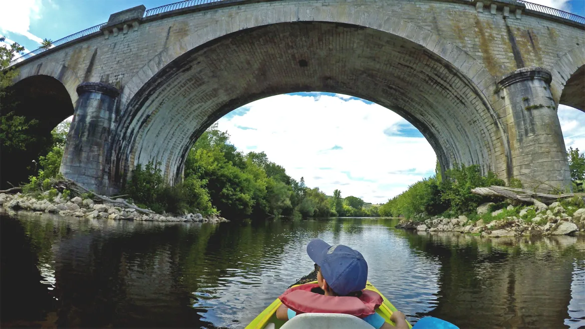 Canoeing on the Vézère