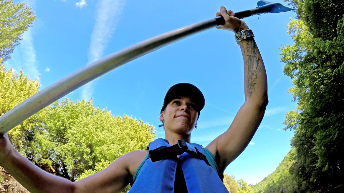 Canoeing on the Vézère
