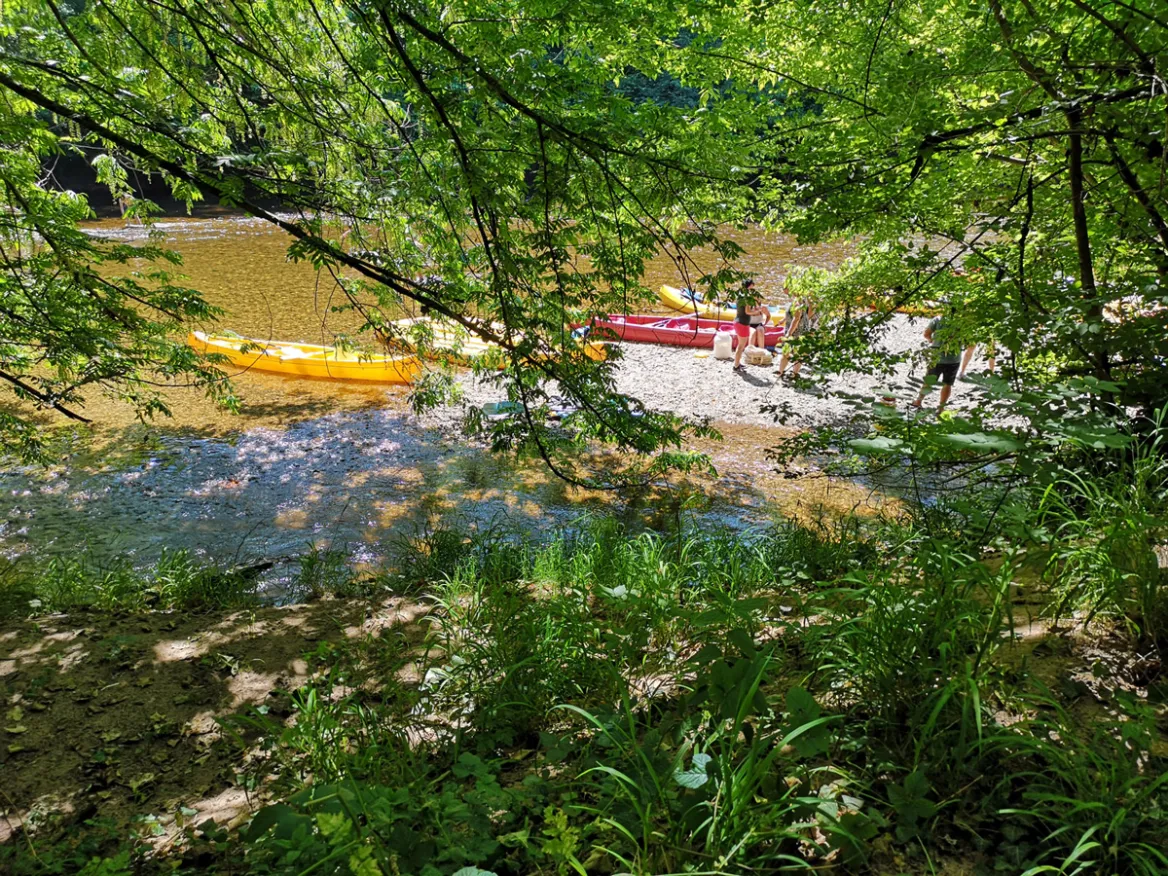 Vézère beach