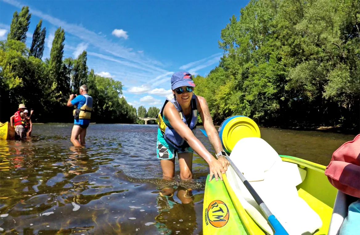 Canoeing on the Vézère