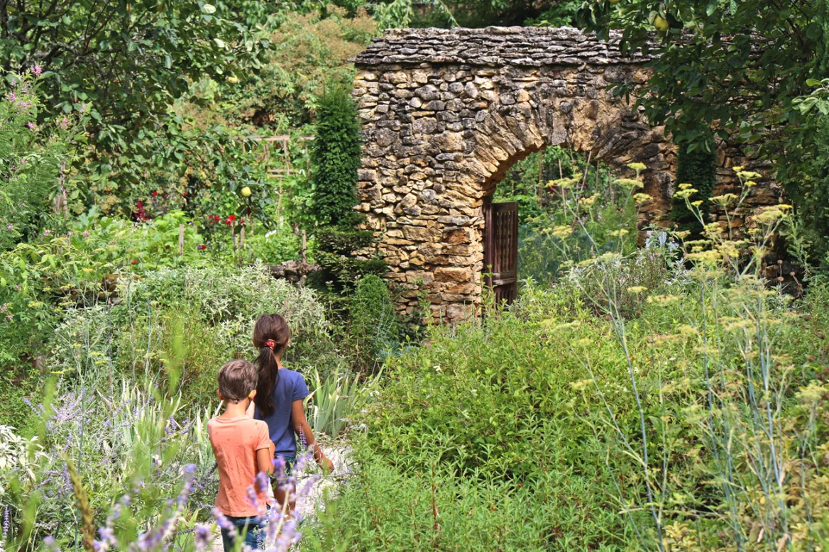 Entrance to the gardens