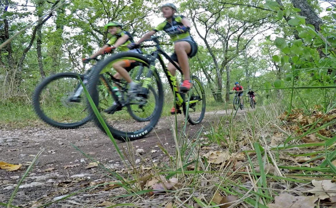 Dordogne mountain bike trail