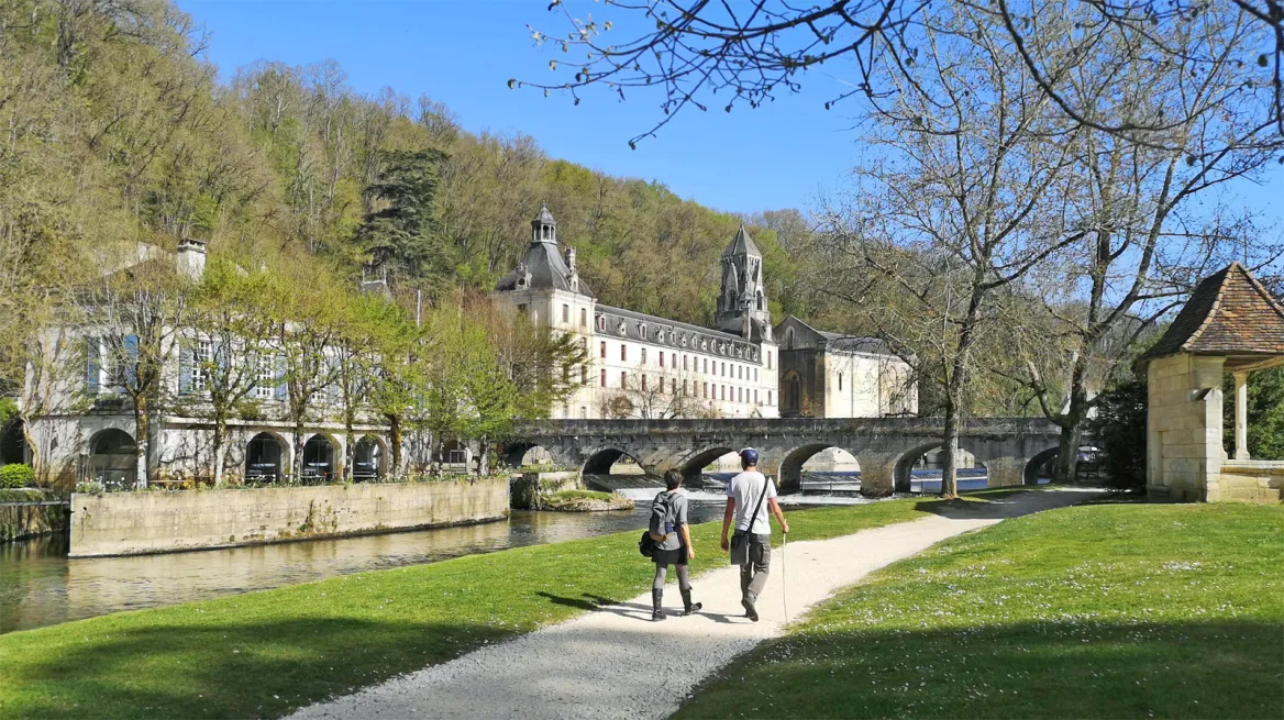 Arrival in Brantôme