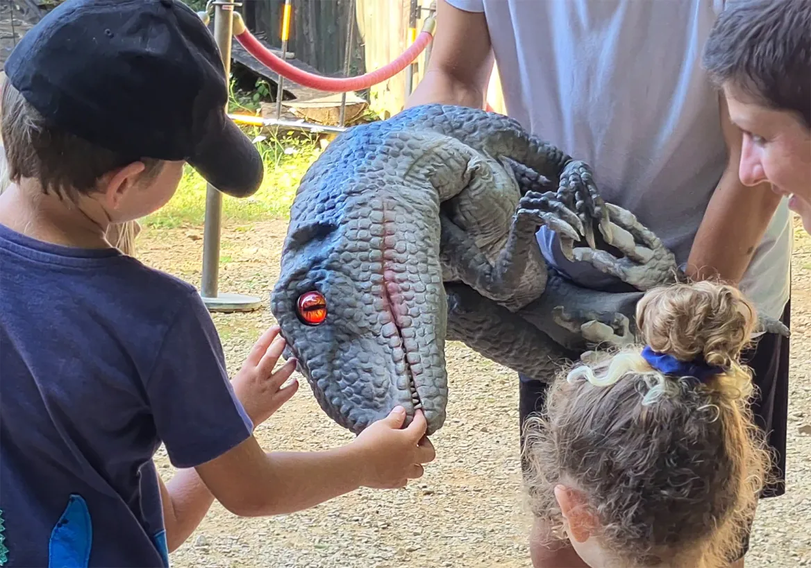 T rex baby dinosaur park
