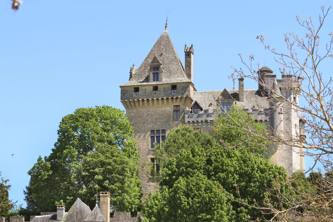 Last view of the castle