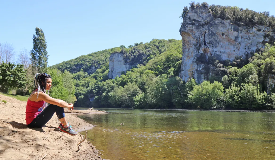 Cliffs of Caudon beach
