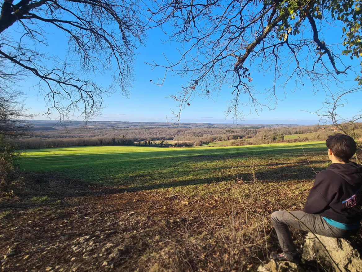 Vue sur le plateau