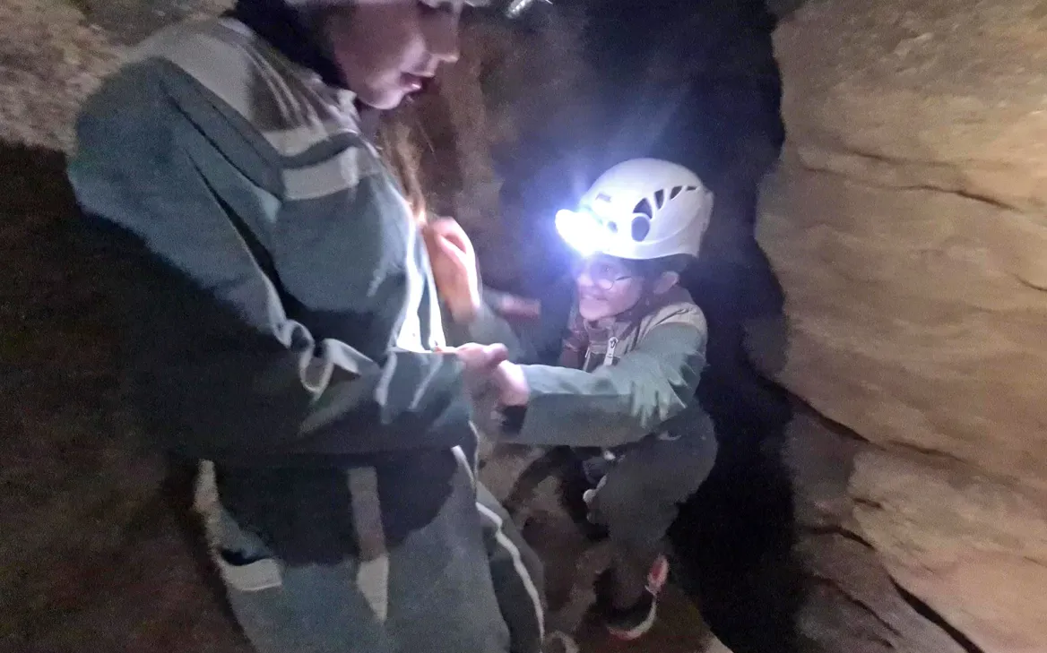 Caving in the Dordogne