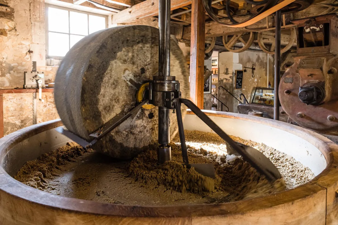 Moulin de la Veyssière millstone