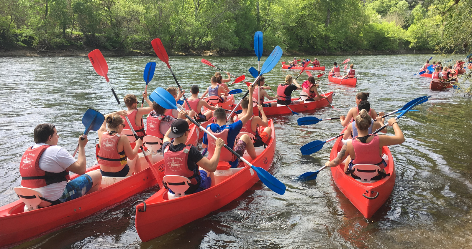 Canoe trip with friends