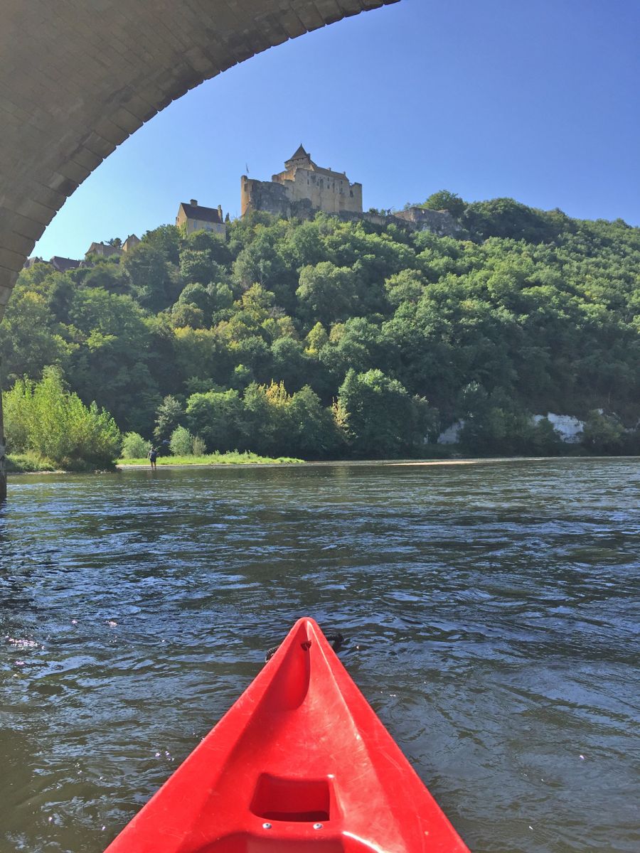Beautiful view of the castle of Castelnaud