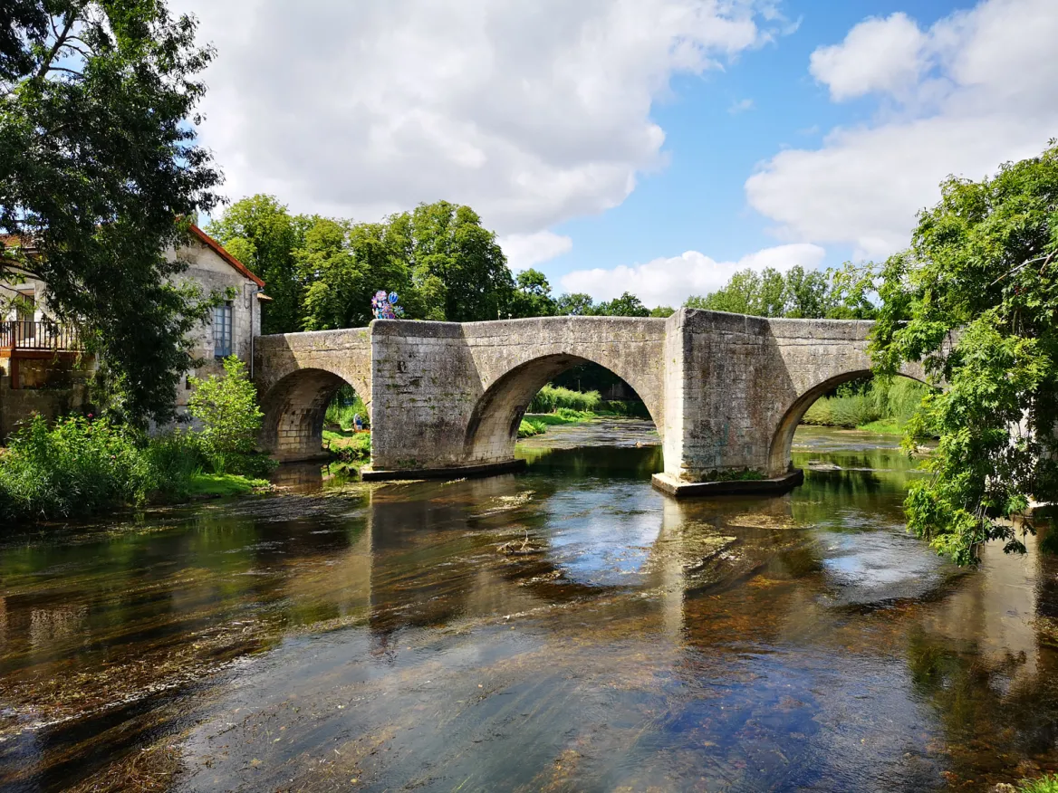 The Dronne at Bourdeilles