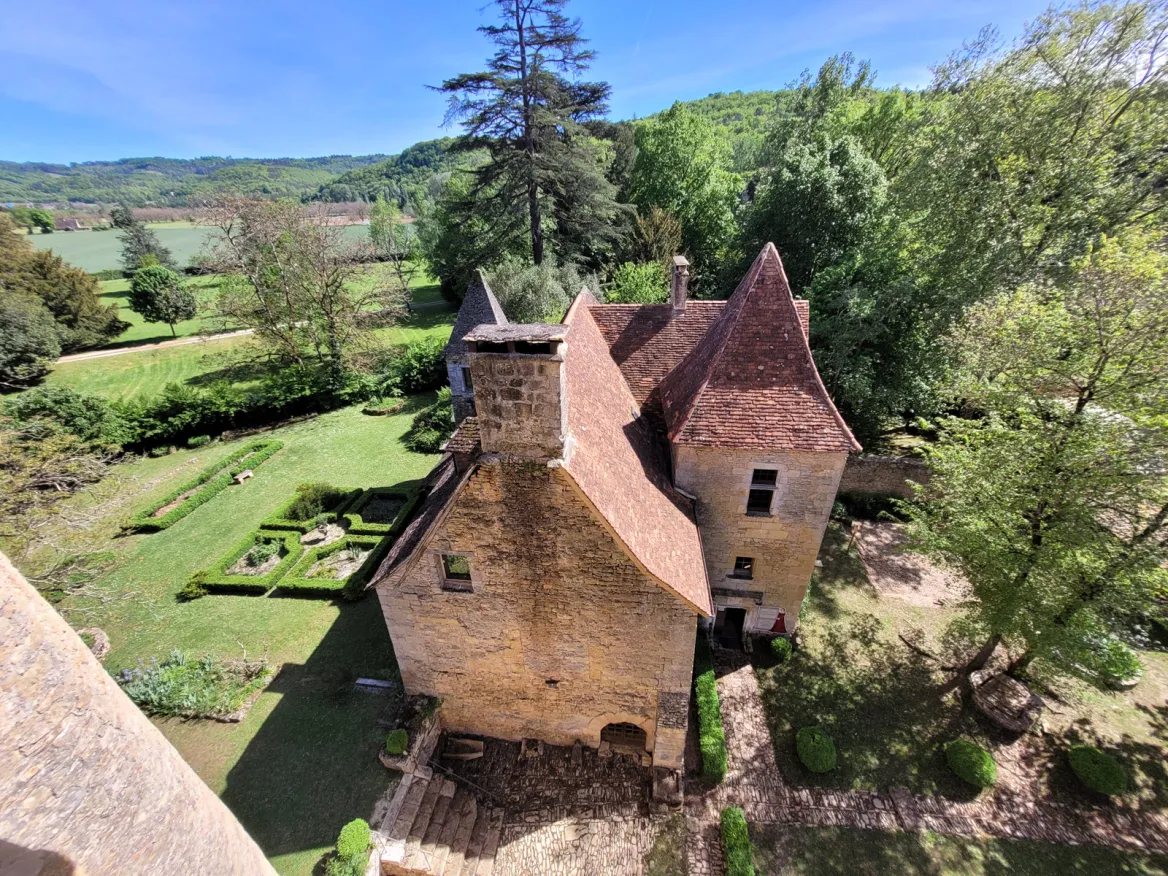 View of the site from the dungeon