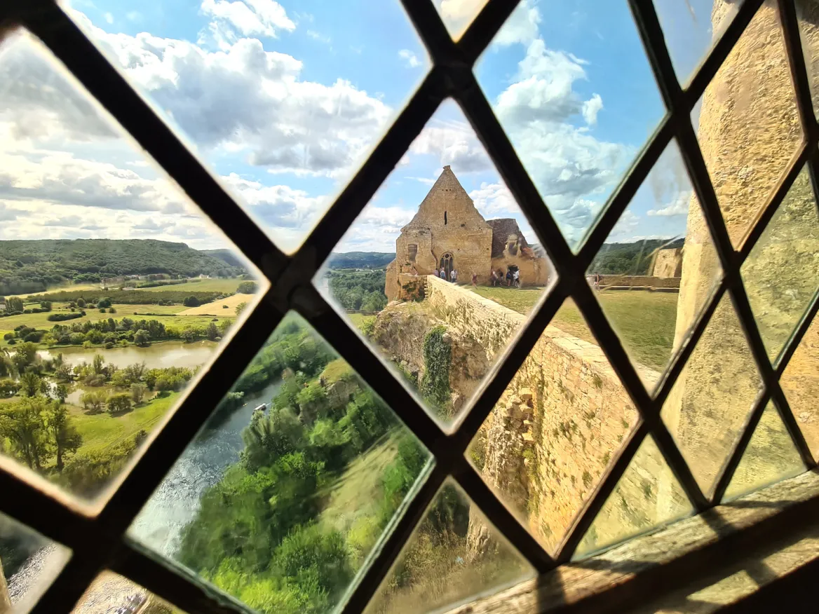 Beynac castle view