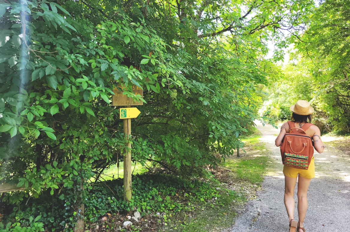 Le Sentier des Fontaines départ rando