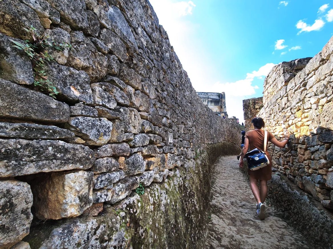 Commarque Stone Walls