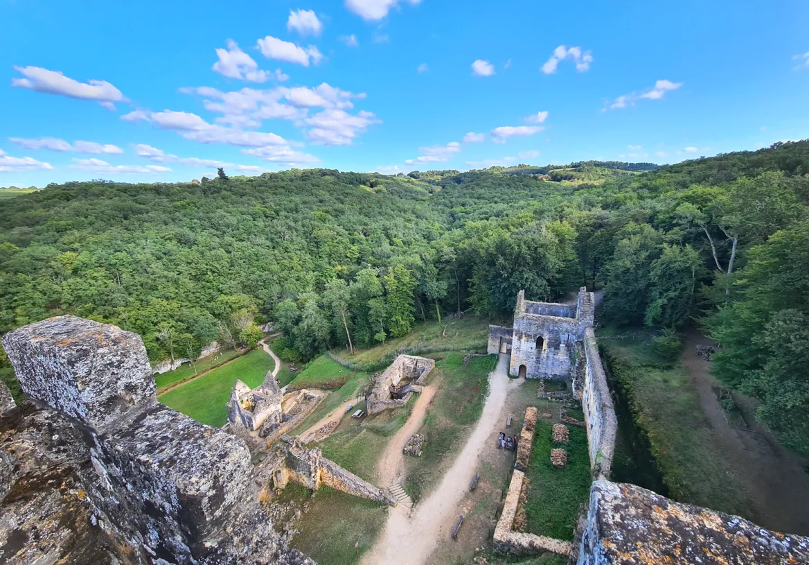 View from the top of the dungeon