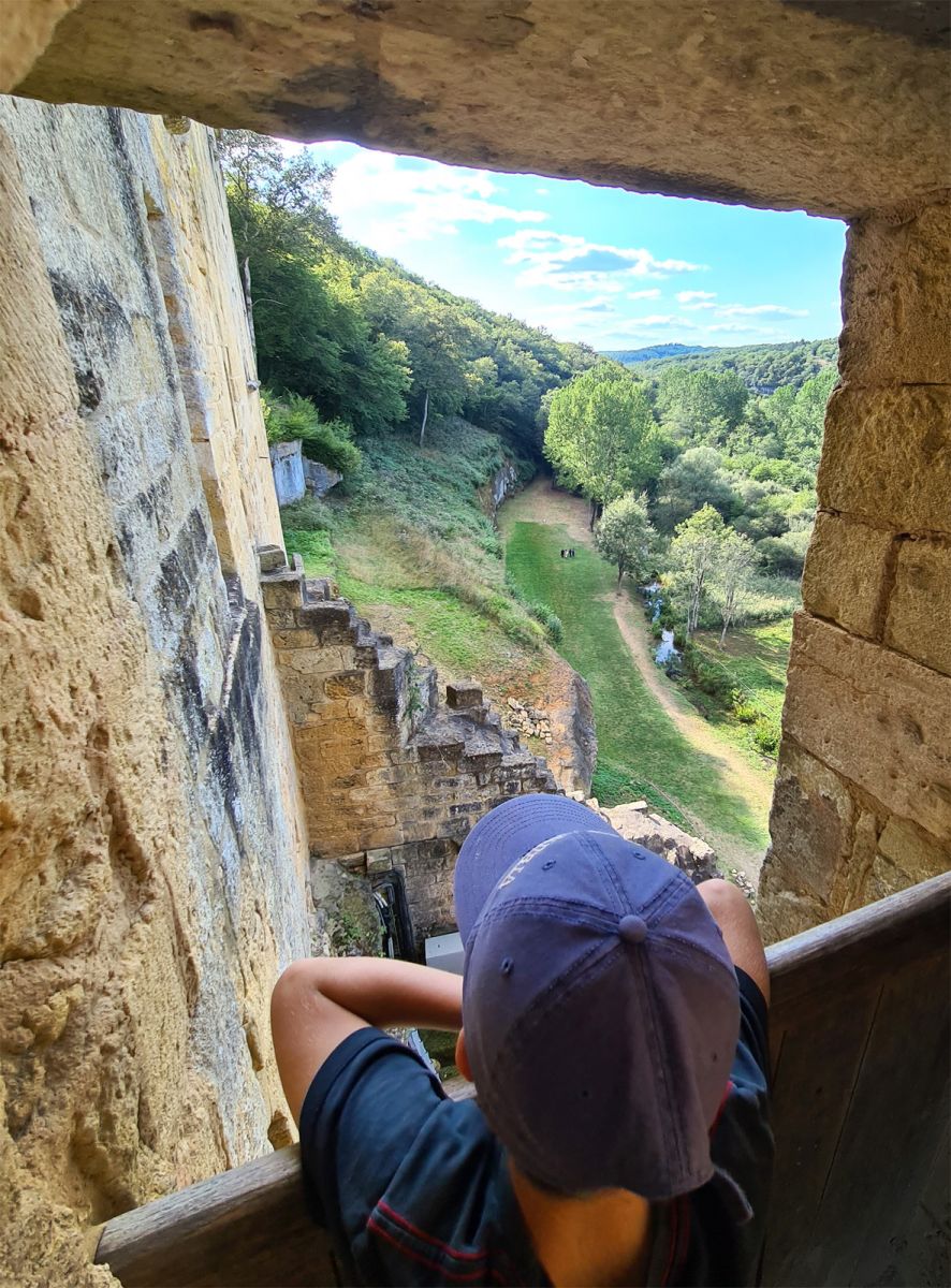 The view from one of the keep's windows