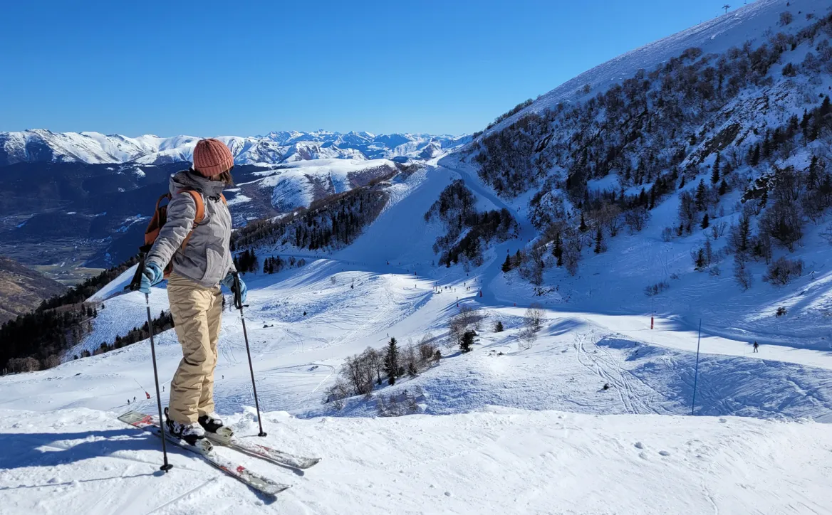 Skiing in the Pyrenees