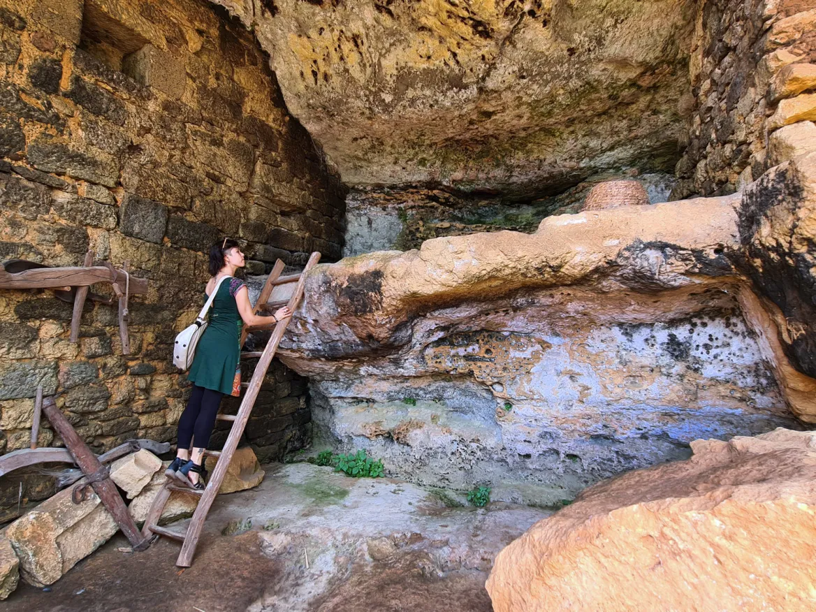 Troglodyte village of La Madeleine