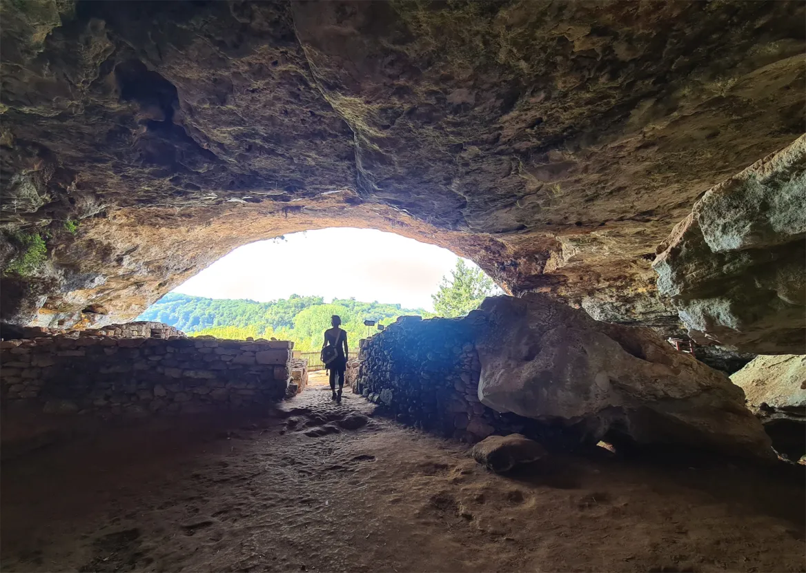 Troglodyte village of La Madeleine