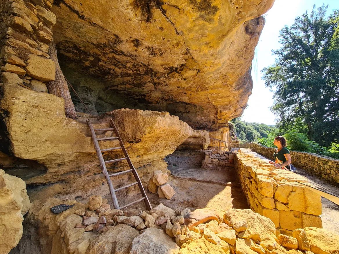 Troglodyte village of La Madeleine