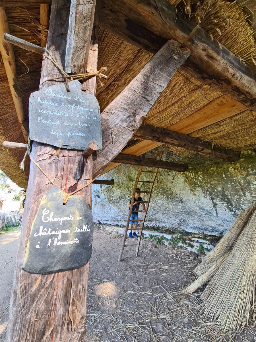 Troglodyte village of La Madeleine