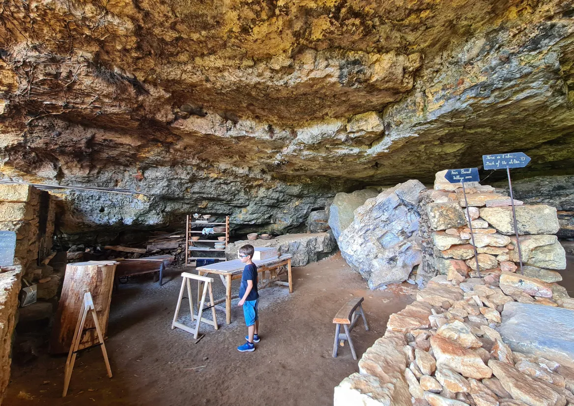 Troglodyte village of La Madeleine