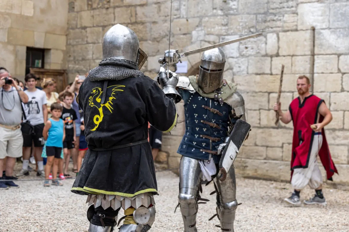 medieval buildings of Bourdeilles castle
