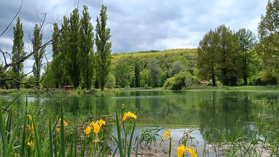 La Grande Prade campsite in the Black Perigord