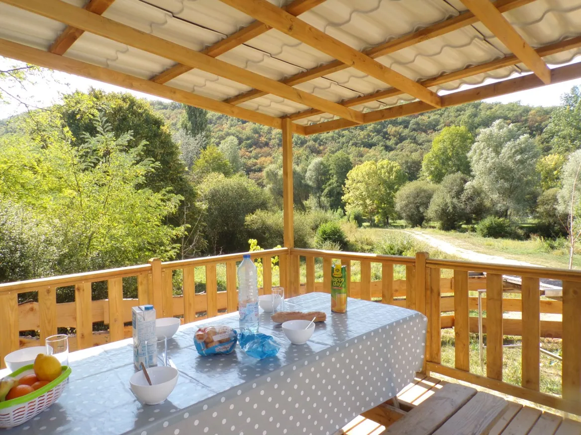 La Grande Prade campsite in the Black Perigord