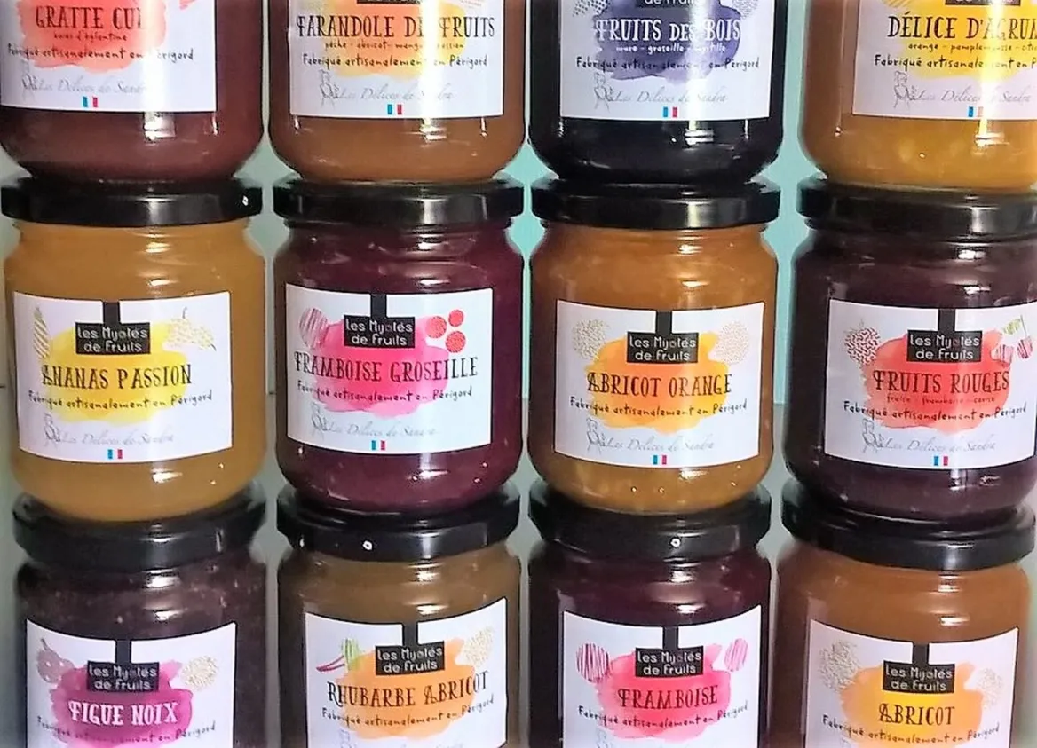 Délices de Sandra mijotés de fruits périgord