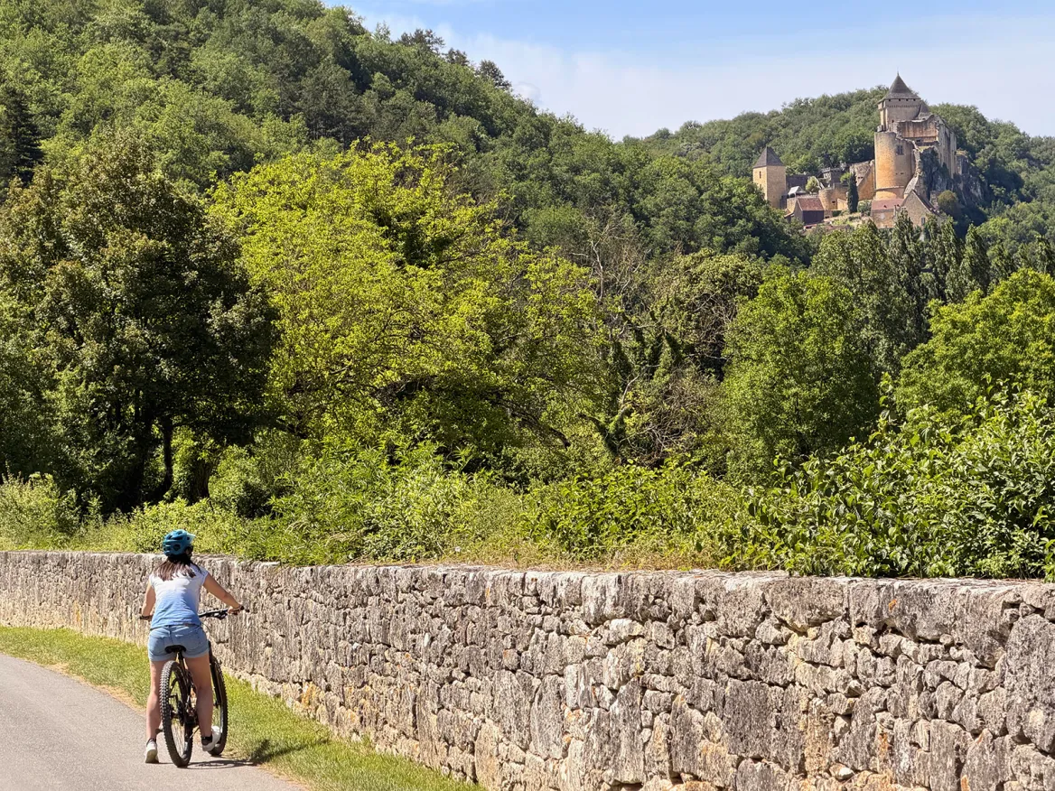 vélo château de Castelnaud
