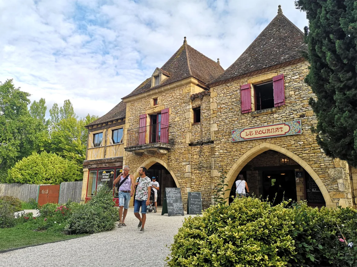 Entrance to the village of Bournat