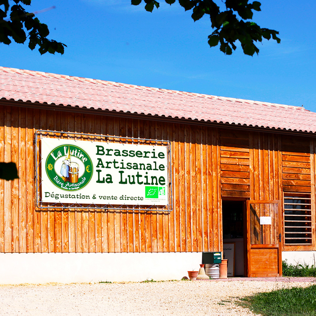 Brasserie La Lutine, bière artisanale bio du Périgord - Brasserie artisanale bio à Limeuil